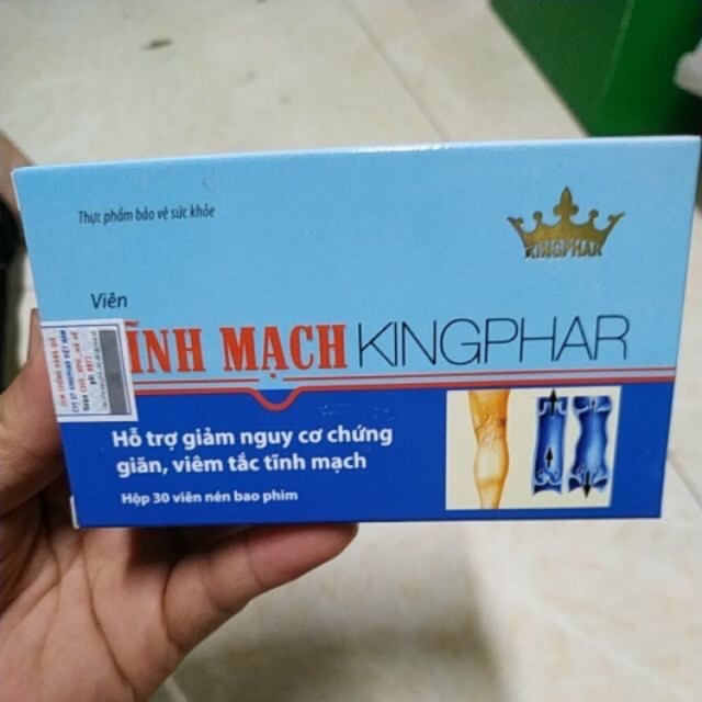 Viên tĩnh mạch Kingphar - giảm nguy cơ suy giãn, viêm tắc tĩnh mạch