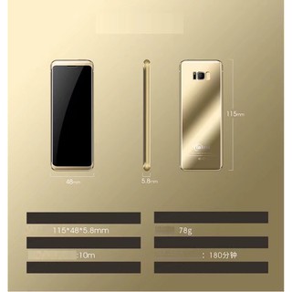 Điện thoại Claiml S8 kết nối bluetooth siêu mỏng Full Box