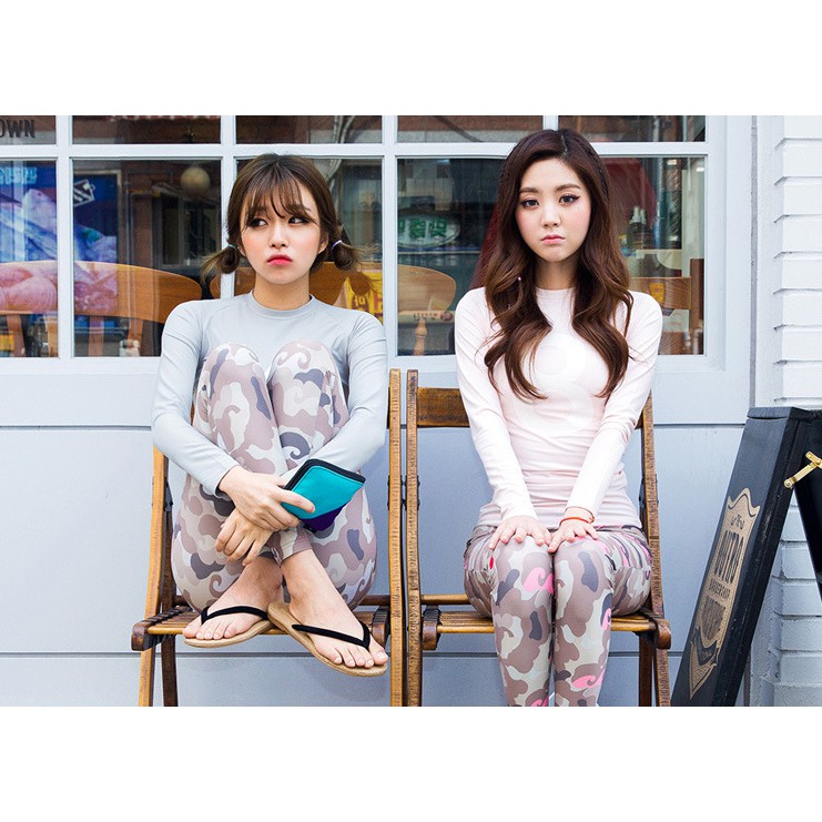 CÓ SẴN Set đồ bơi dài tay phong cách Hàn Quốc | BigBuy360 - bigbuy360.vn