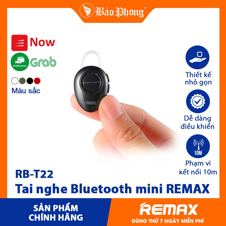 Tai nghe bluetooth 4.2 REMAX RB-T22- Hàng chính hãng