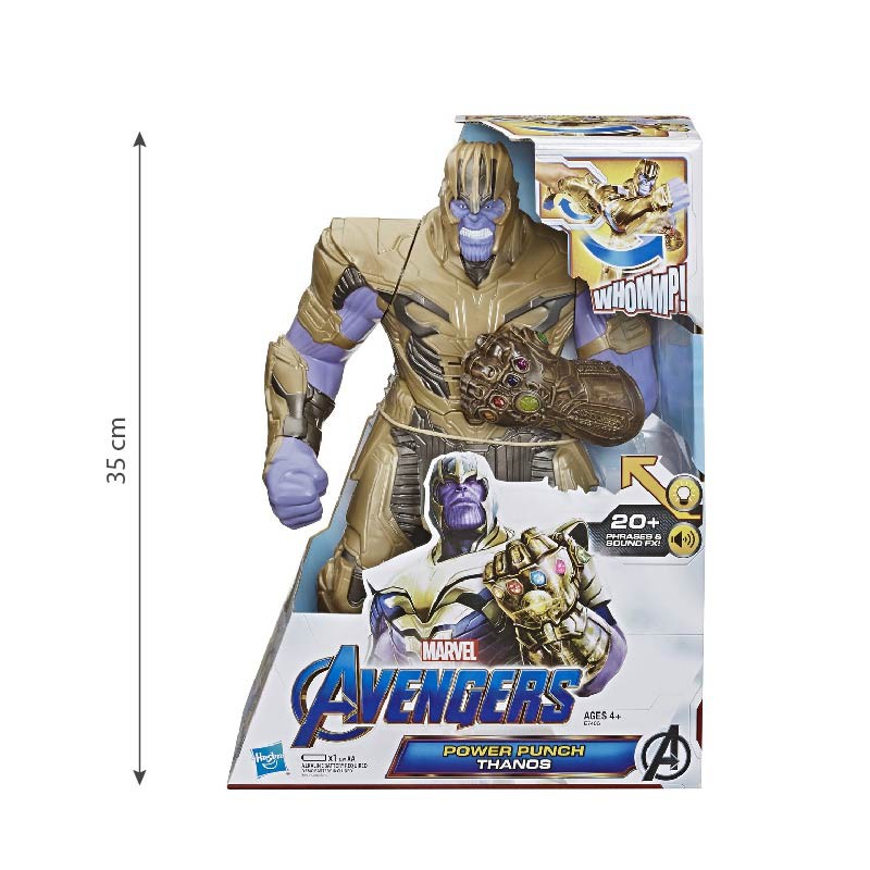 Đồ chơi bé trai Hasbro mô hình siêu anh hùng nắm đấm tối thượng Thanos Avenger E7406