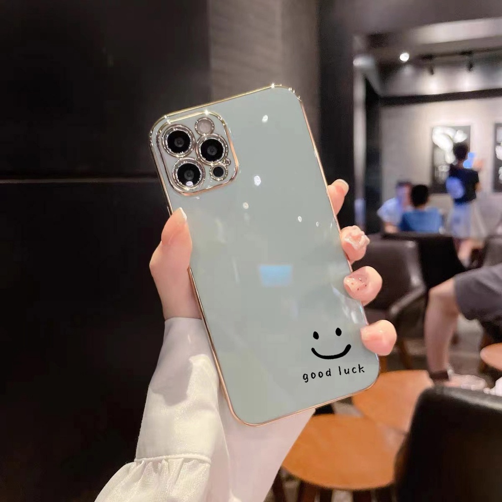 Ốp lưng iphone mạ điện 6D sang trọng cho Iphone 7 8 Plus SE X XS XS Max 11 12 13 Pro Max