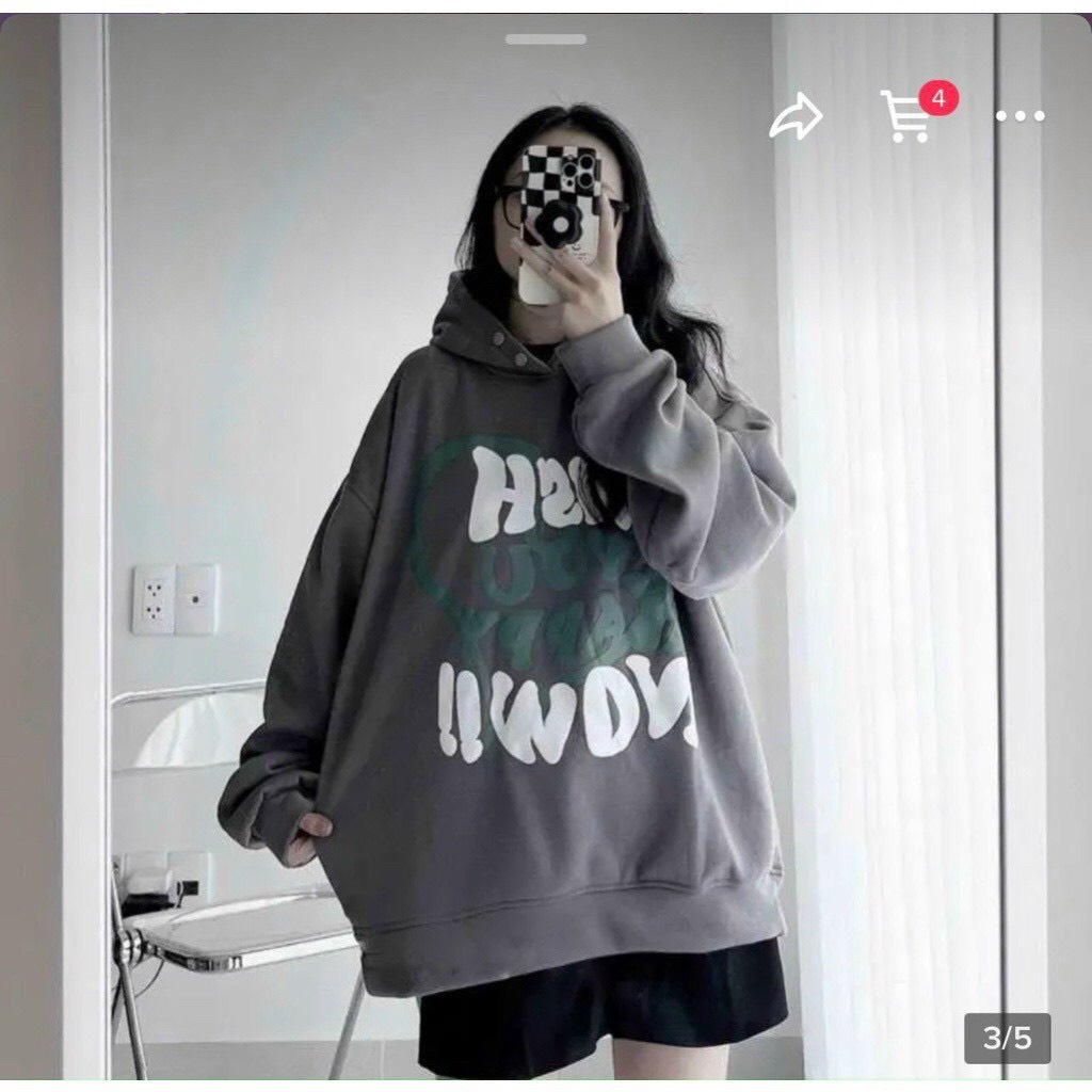 Áo Hoodie  Nữ Kiểu Chui Đầu NÓN CÓ CÚC BẤM, In SỐ 9 SAU LƯNG DỄ THƯƠNG, Chất Liệu Vải NỈ Dày Dặn Mẫu mới hot Trend TP99
