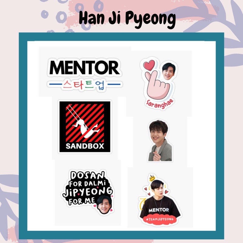 Sticker Dán Trang Trí Hình Nhân Vật Anime Drakor Start Up Han Ji Pyeong