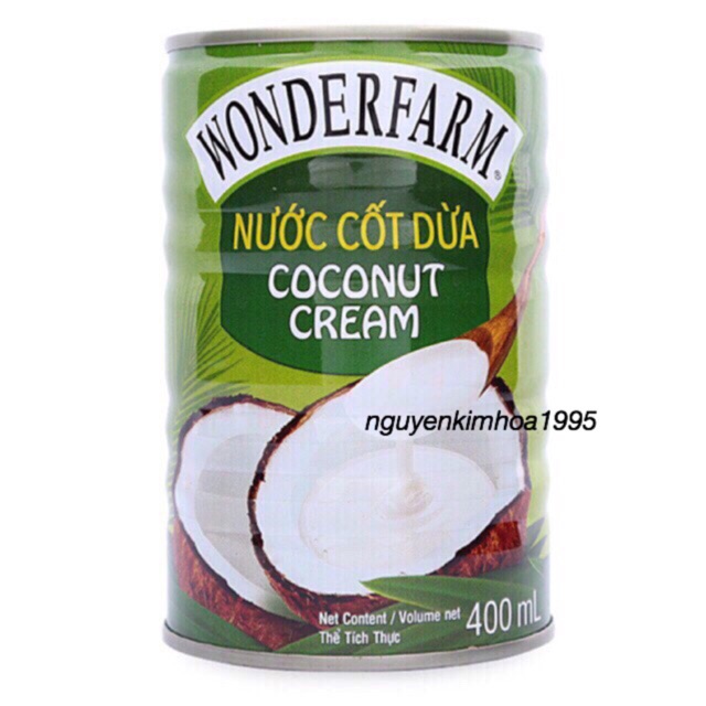Nước Cốt Dừa WONDERFARM 400ml