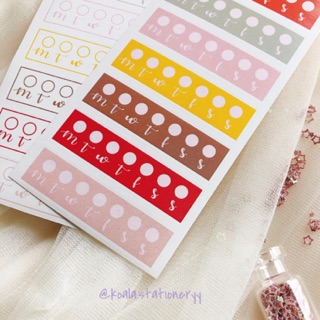 Bullet Journal Sticker - Habit tracker