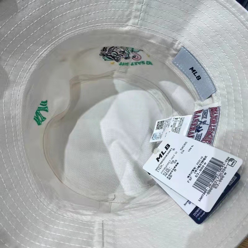 Mũ Bucket Unisex Màu Trơn Thêu Hình Hổ Thời Trang Đi Biển Mùa Hè