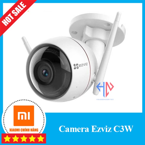 [Camera ngoài trời Ezviz C3W] có còi hú và đàm thoại - bảo hành 24 tháng tại hãng - hỗ trợ Google + Home Assistant