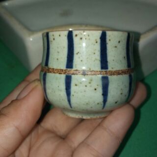 Ly gốm sứ trồng sen đá