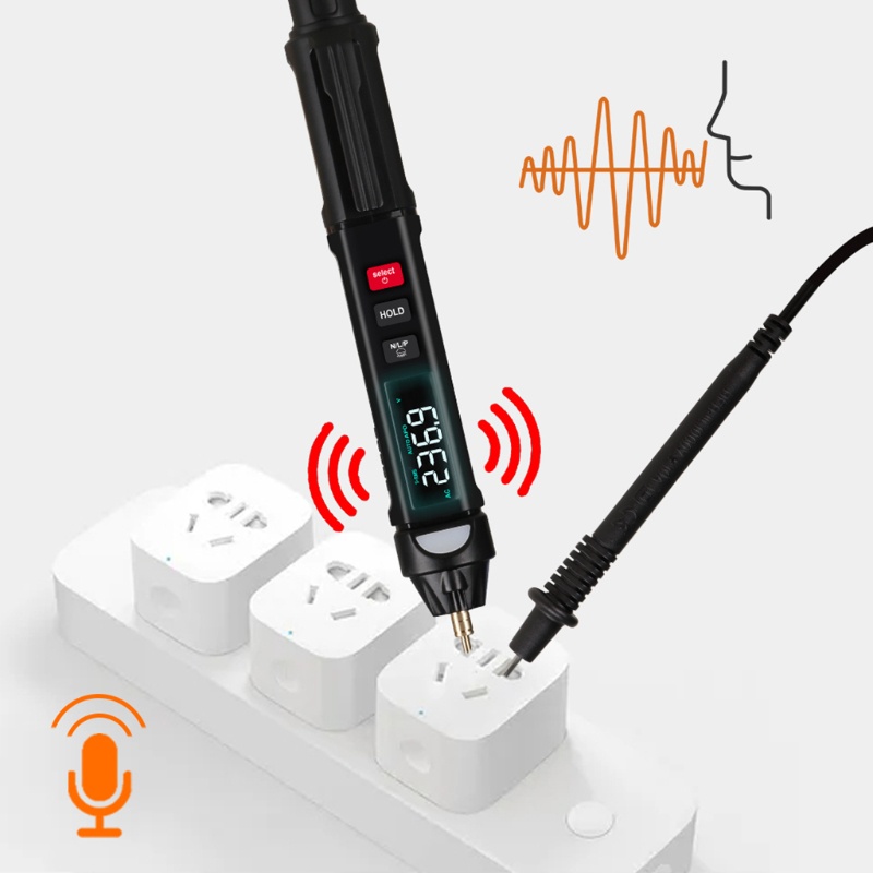 Máy Đo Điện Vạn Năng Cầm Tay Với Màn Hình LCD Màu Sắc