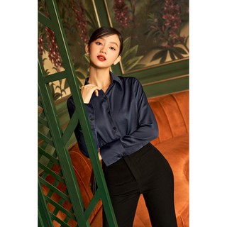 Olv - áo kiểu imperial blue t shirt