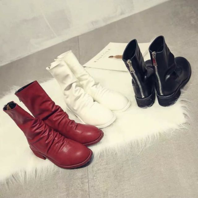 Bốt nữ cổ lửng kiểu dáng hàn quốc hót 2k19 | BigBuy360 - bigbuy360.vn