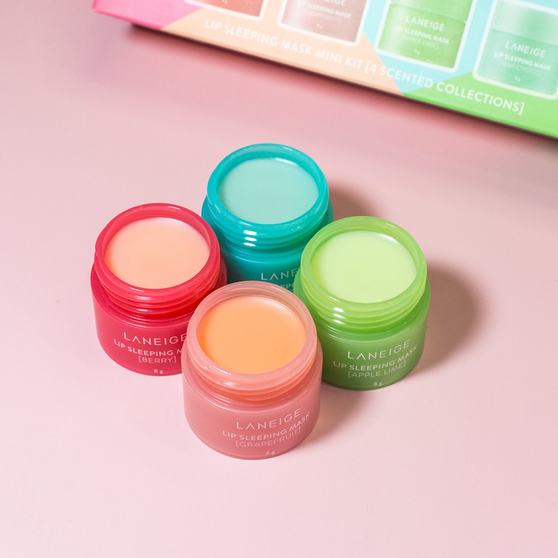 Mặt nạ ngủ Laneige 8g 4 màu lựa chọn dành cho môi