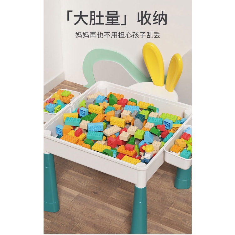 Bàn Xếp Hình LegoĐa Chức Năng 500 Mảnh Ghép .