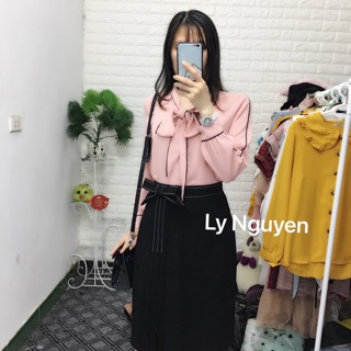 ÁO SƠ MI LỤA THIẾT KẾ SIÊU XINH (ẢNH THẬT 100%)