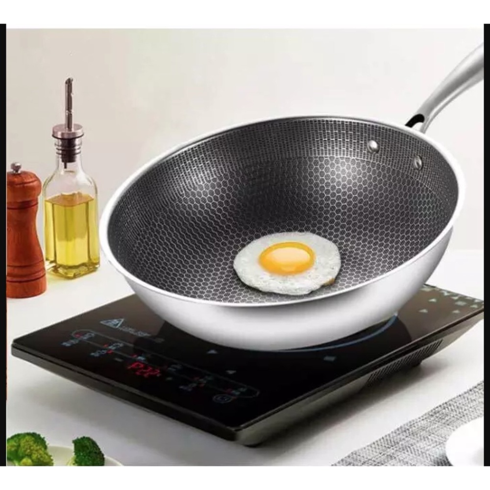 CHẢO CHỐNG DÍNH SÂU LÒNG TỔ ONG - DÙNG CHO CẢ BẾP TỪ