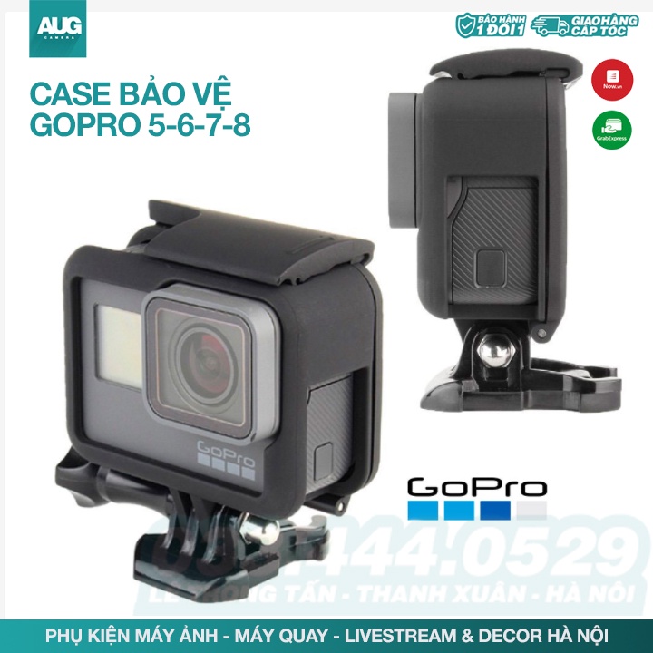 Khung nhựa bảo vệ cho Gopro 5,6,7 - AUG Camera &amp; Decor Hà nội