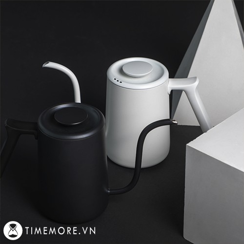 TIMEMORE | Ấm rót cà phê Timemore Fish Pure 700ml White