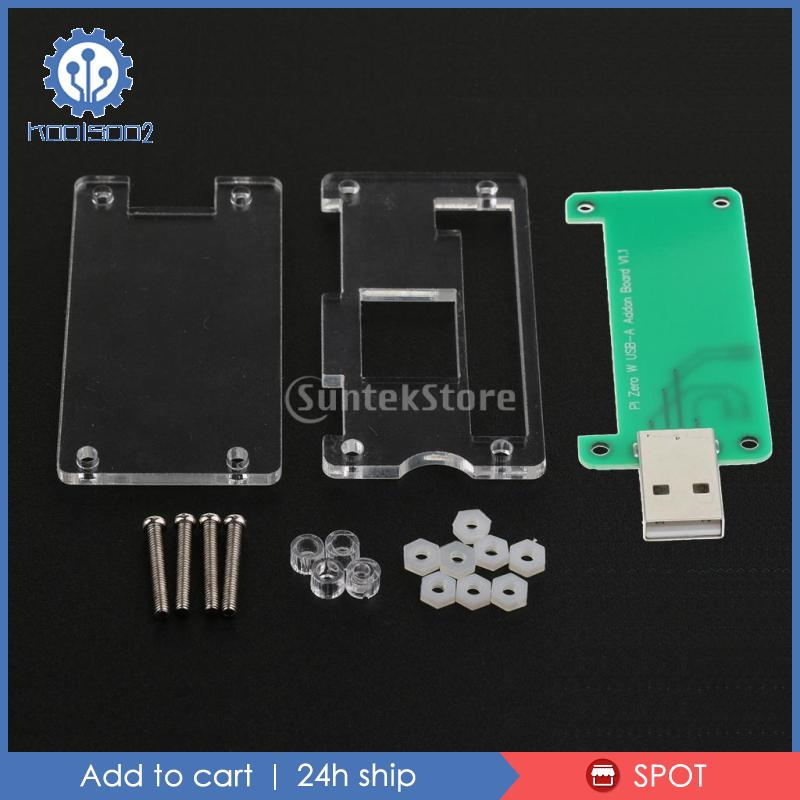 Bảng Mạch Koolsoo2 Raspberry Pi Zero / Zero W Usb-A Kèm Hộp Đựng Ốp