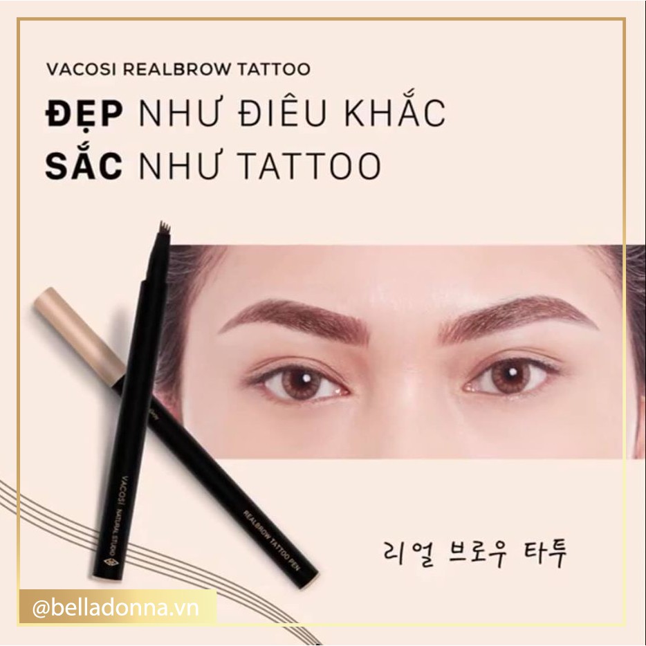 Bút Kẻ Sợi Mày VACOSI Realbrow Tattoo Pen