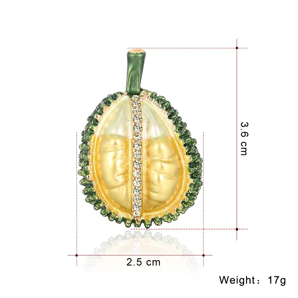 Ghim Cài Áo Hình Trái Sầu Riêng Thời Trang Cho Nữ