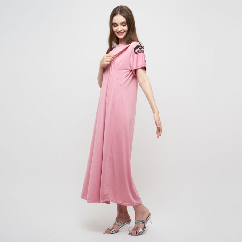 Busui Áo Thun Mở Bên Hông / Cho Con Bú Ở Nhà / Đầm busui Dành Cho Phụ Nữ Mang Thai