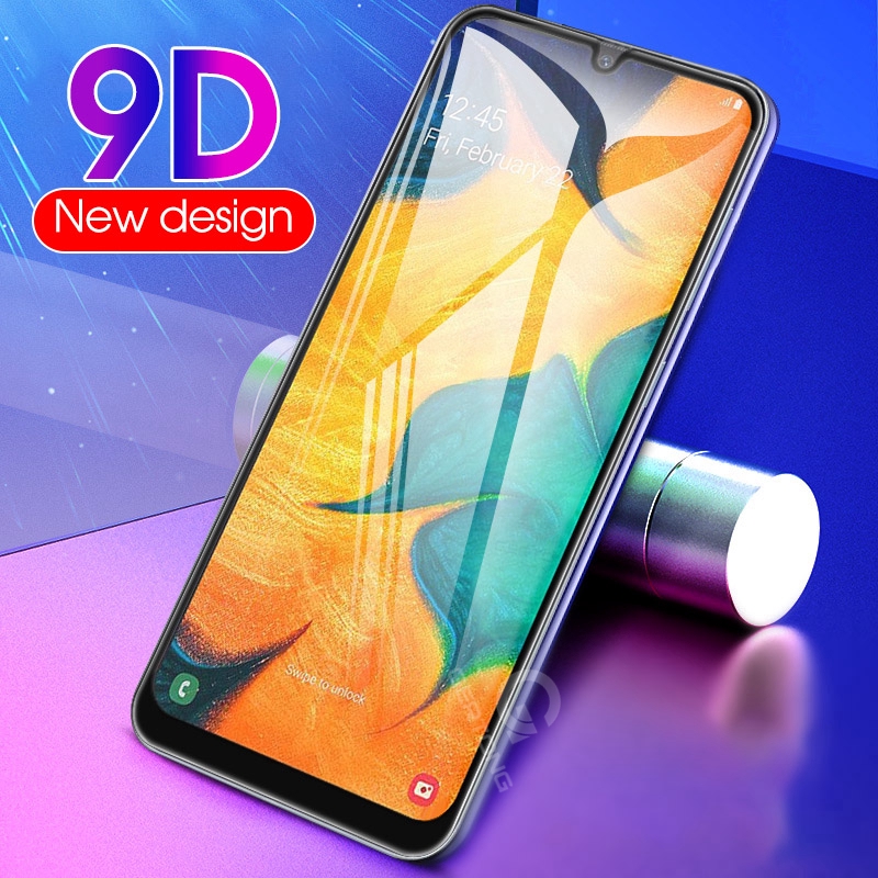 Kính Dán Cường Lực 9d Bảo Vệ Toàn Màn Hình Dành Cho Samsung Galaxy A7 A9 A8 Plus 2018