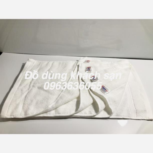 Combo 5 khăn mặt trắng 30x50cm