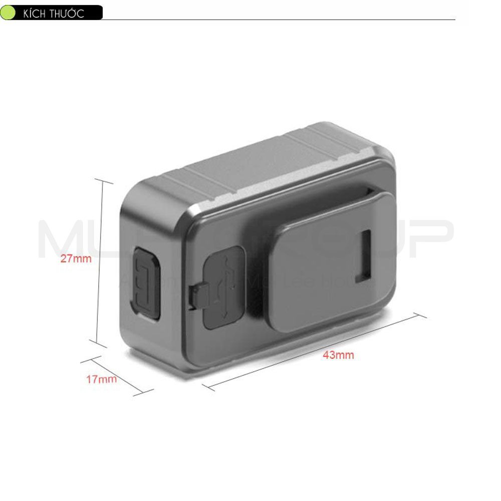 Đèn Led Đuôi Xe Đạp 100Lumens 4 Chế Độ Đèn Phanh Cảm Biến Gia Tốc Thông Minh Sạc USB Chống Nước/ Bụi Bẩn Cho Xe Đạp MLH