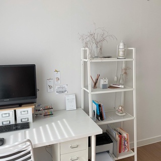 Kệ 4 tầng đựng sách, chậu cây, đồ trang trí, kệ để phòng tắm đa năng