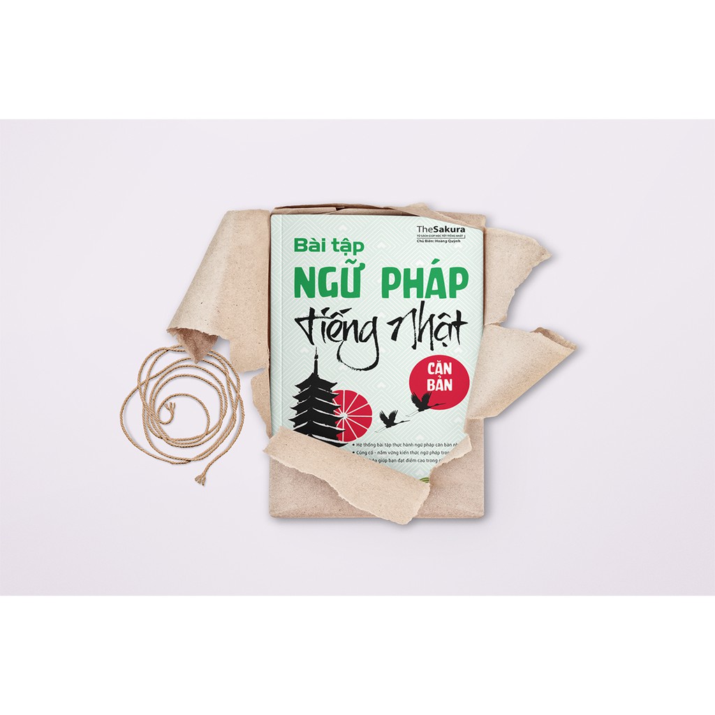 Sách - Bài Tập Ngữ Pháp Tiếng Nhật Căn Bản (Học Cùng App MCBOOKS)