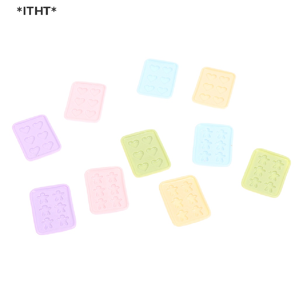Set 2 Khay Nướng Bánh Tỉ Lệ 1 / 12 Dùng Trang Trí Nhà Búp Bê
