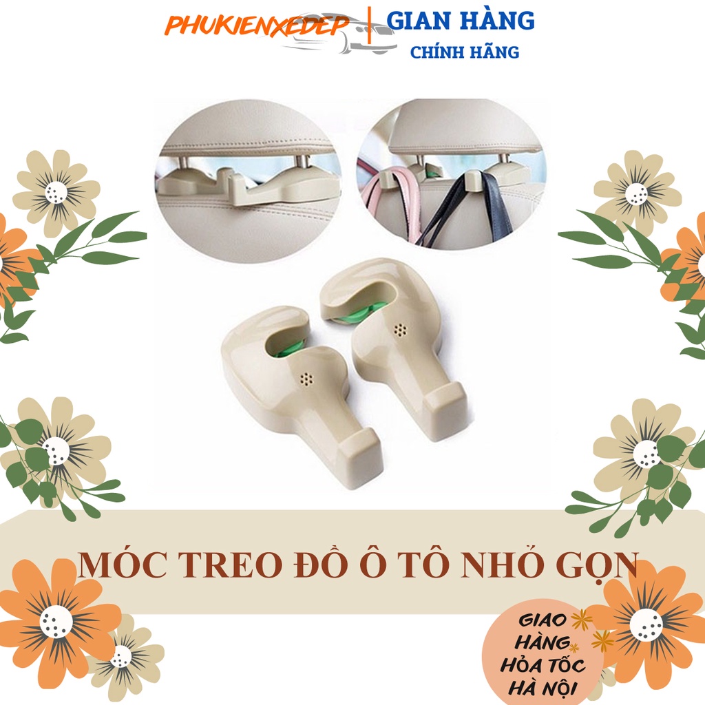 Móc treo đồ sau ghế ô tô ⚡GIÁ RẺ⚡, trang trí nội thất ô tô đẹp