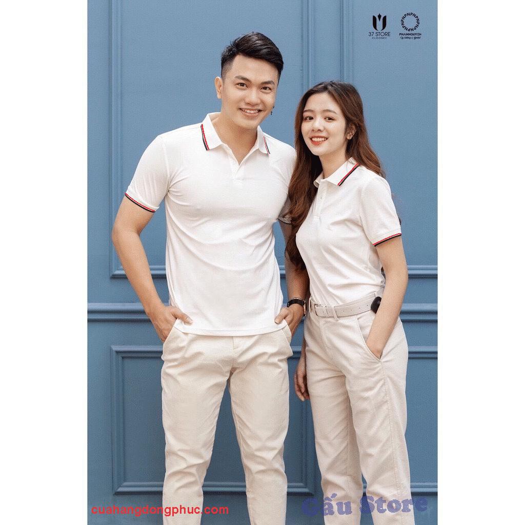 Áo thun Polo GẤU 194 Cá Sấu Viền Cổ Unisex vải cá sấu Poly co dãn 4 chiều dày dặn form gerular fit | BigBuy360 - bigbuy360.vn