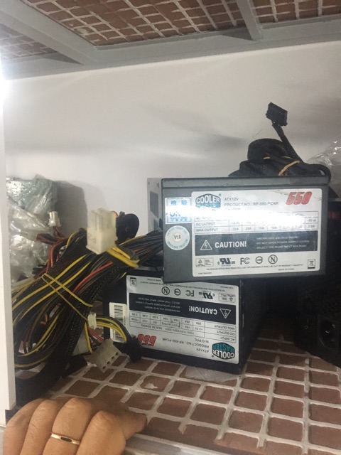 Nguồn color master 550 đen chữ xanh chính hãng