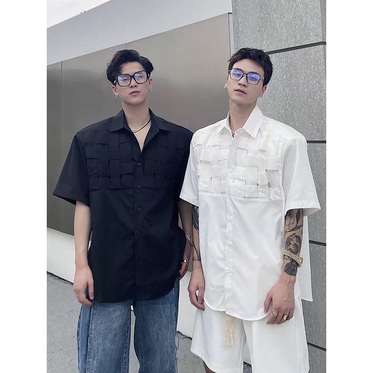 Áo Sơ Mi Tay Lửng Phong Cách Hàn Quốc Thời Trang Cao Cấp Cho Nam