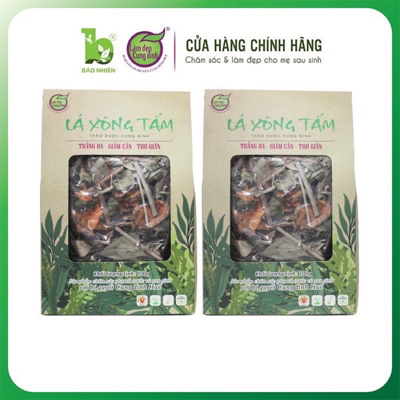 Lá xông tắm cho mẹ sau sinh Bảo Nhiên gói 100gr