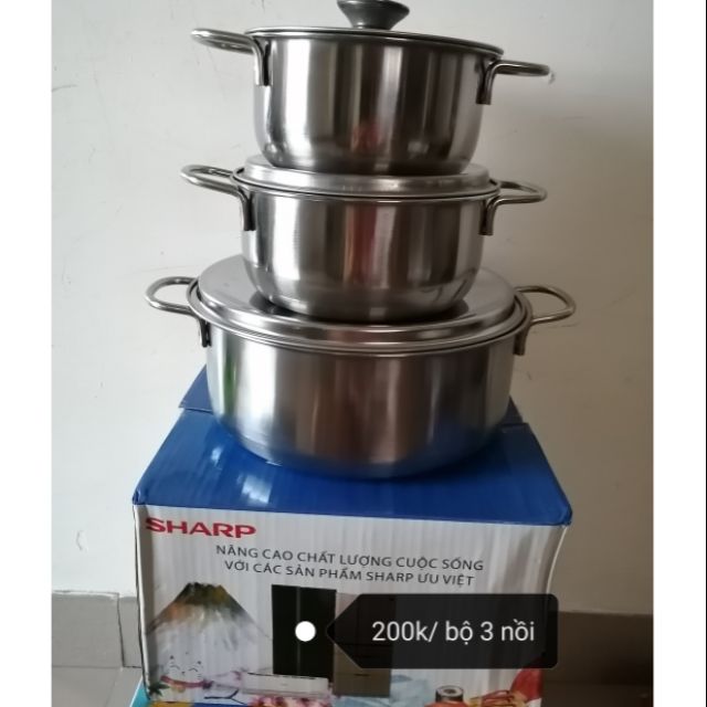 BỘ 4 NỒI SHARP