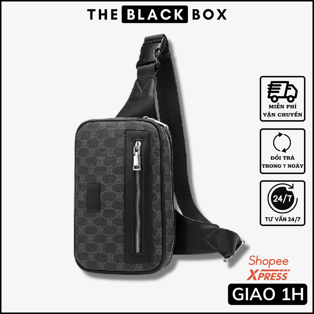 Túi Đeo Chéo Nam Da Pu Họa Tiết Gxd Thời Trang Cao Cấp Phù Hợp Đi Chơi, Dạo Phố Freeship - The Black Box | BigBuy360 - bigbuy360.vn