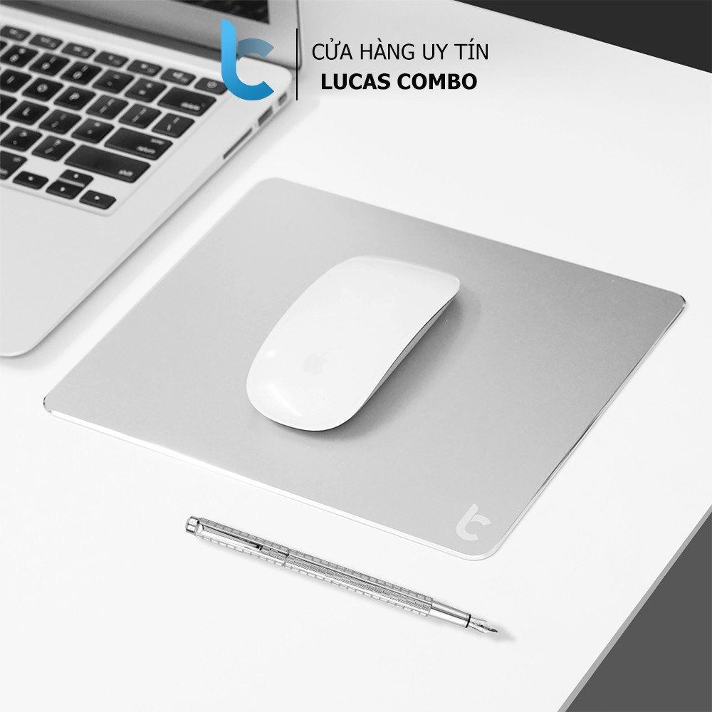 Miếng Lót Chuột Nhôm Lucas (Mouse Pad) Aluminum 220x180mm