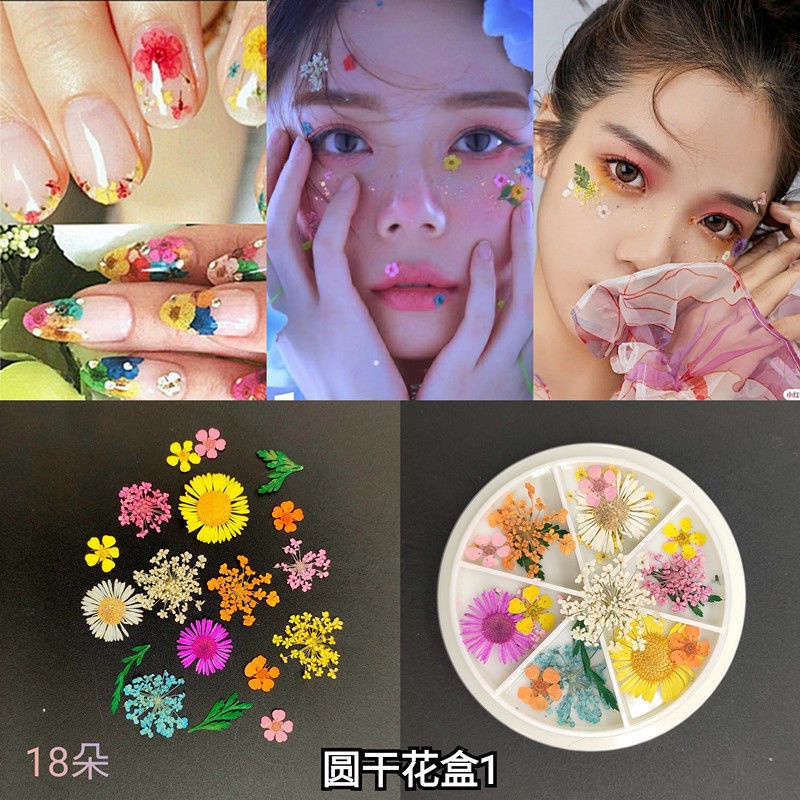 Nhãn Dán Trang Điểm Mắt Kiểu Kim Cương Hình Hoa Khô Phong Cách Nhật Bản Dành Cho Trẻ Em