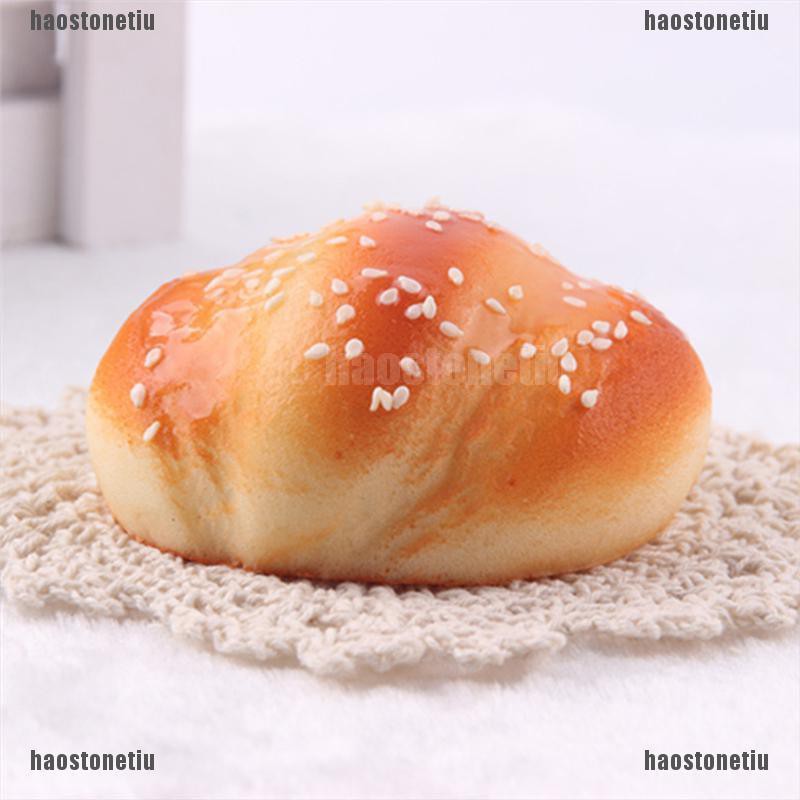 Đồ Chơi Bóp Mềm Squishy Hình Bánh Mì Nướng 8cm