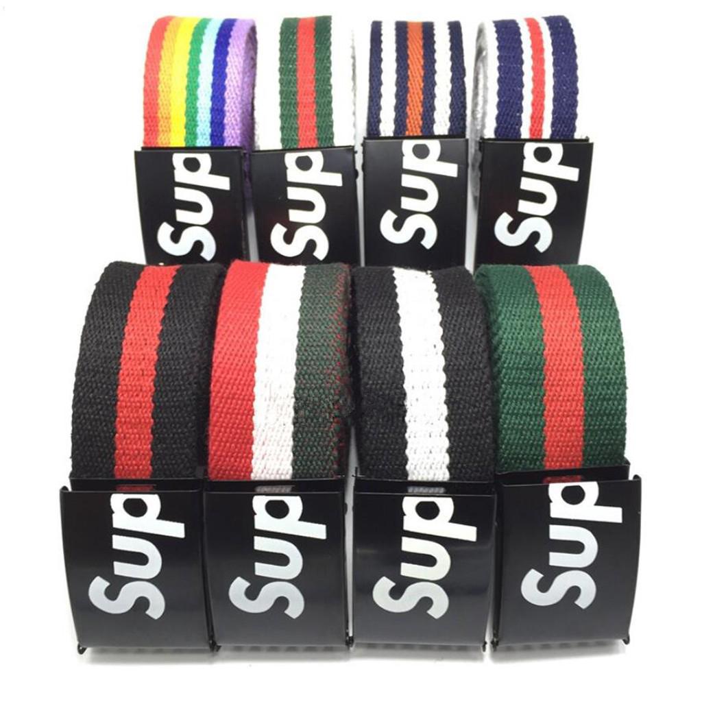 Thắt Lưng Canvas Màu Trơn