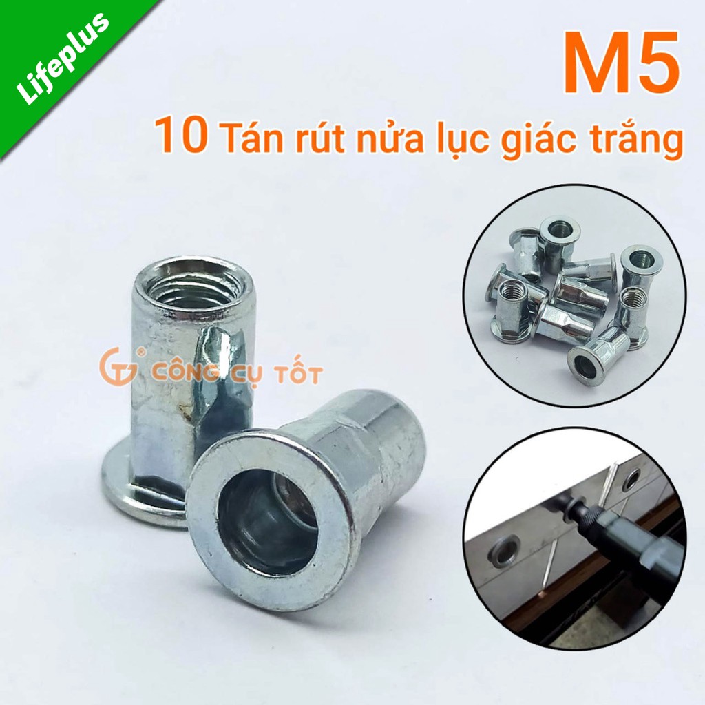 Túi 10 con tán rút nửa lục giác