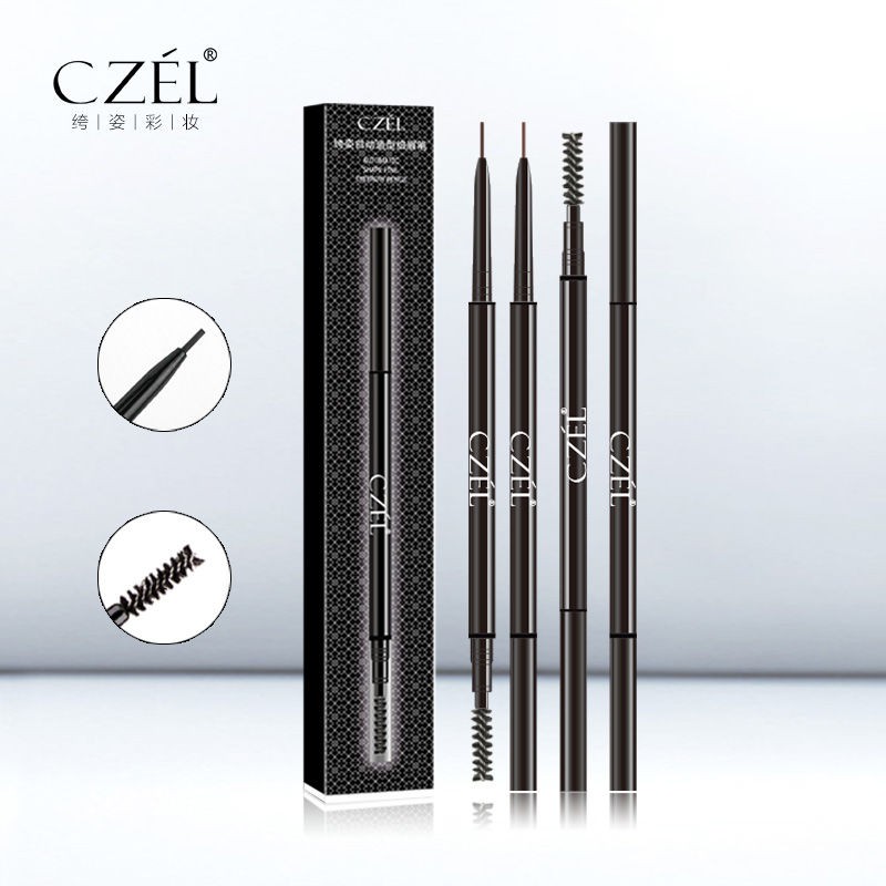 (hàng Mới Về) Bút Kẻ Lông Mày Hai Đầu Chống Thấm Nước Và Mồ Hôi Dễ Lên Màu | BigBuy360 - bigbuy360.vn