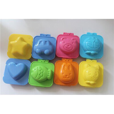 Khuôn ép cơm, trứng, rong biển tạo hình dễ thương cho bé