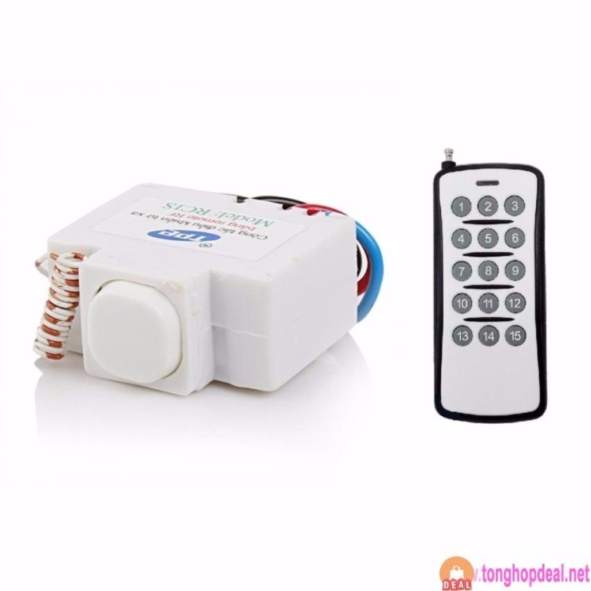 Công tắc điều khiển từ xa bằng điện thoại hoặc remote bấm cảm ứng TPE RC1P có hẹn giờ dành cho nhà thông minh