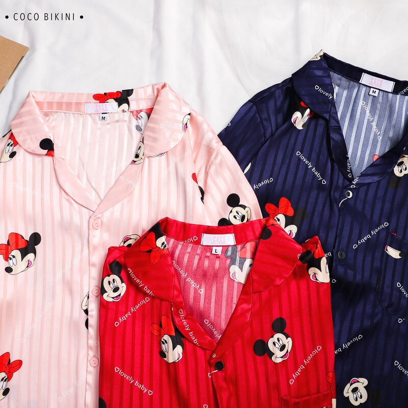 [Mã WABOOM giảm 15% đơn 99k] 𝑪𝑶𝑪𝑶 𝑩𝑰𝑲𝑰𝑵𝑰 Bộ Đồ Ngủ - Đồ Mặc Nhà Lụa Gấm ( GC20014 ) | BigBuy360 - bigbuy360.vn