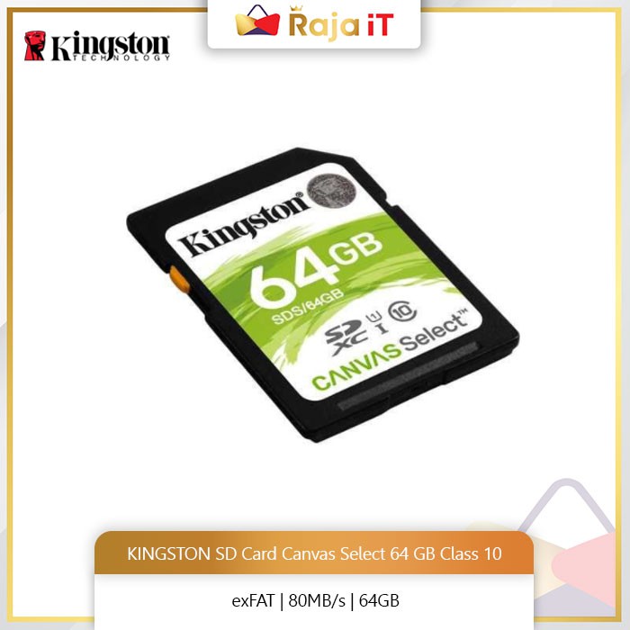 Thẻ Nhớ Sd Vải Canvas Kingston 64 Gb Class 10 | BigBuy360 - bigbuy360.vn