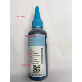 Mực in phun mầu xanh nhạt cho máy in epson